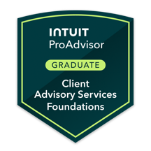 Intuit ProAdvisor Graduate, Client Advisory Services Foundations
